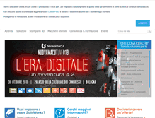 Tablet Screenshot of nuovamacut.it
